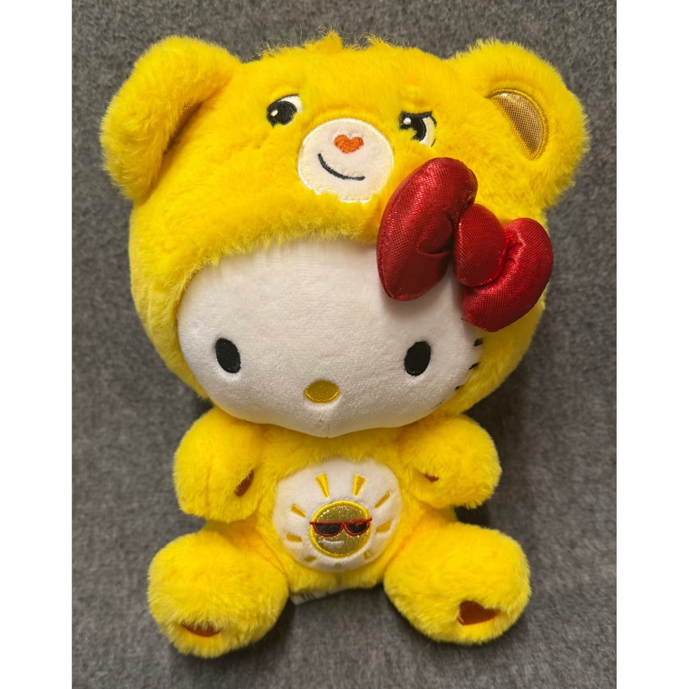 Hello Kitty Care Bears Funshine Bear Costume Plush Yellow Sanrio Basic Fun 2024